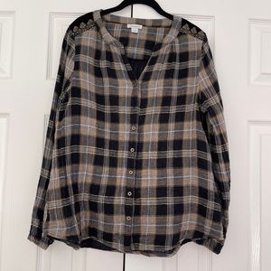 Sundance Plaid Button-Up Shirt